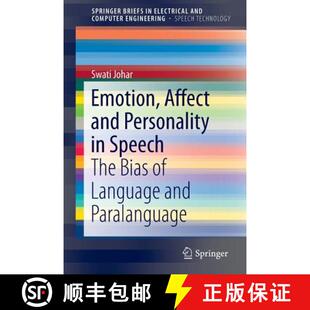 Affect Emotion Language 9783319280455 and 4周达 The Speech Personality Paralanguage Bias