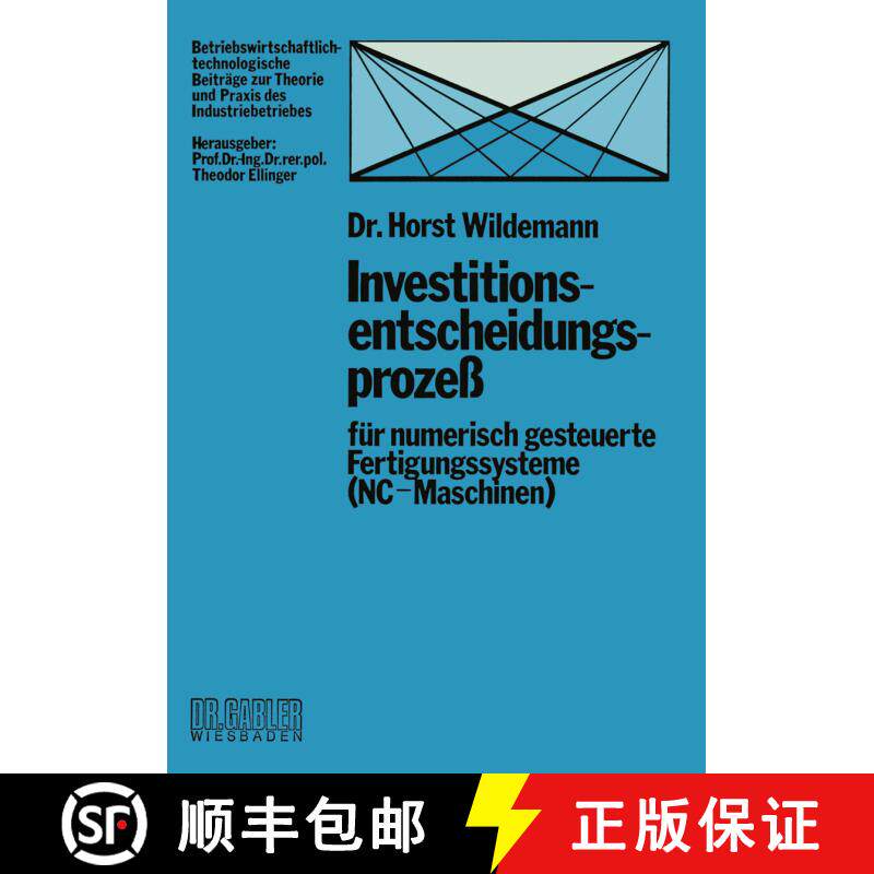 【3-4周达】Investitionsentscheidungsprozess Fur Numerisch Gesteuerte Fertigungssysteme (Nc-Maschinen) [9783409343718]