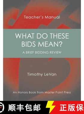 【3-4周达】What Do These Bids Mean?: Teacher's Manual [9781771401838]