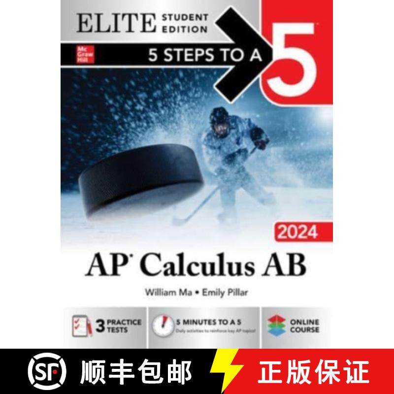 【3-4周达】5 Steps to a 5: AP Calculus AB 2024 Elite Student Edition [9781265352844] - 封面