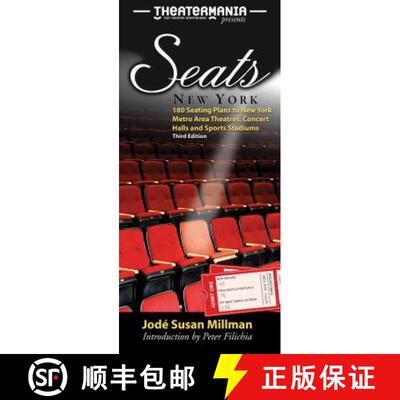 【3-4周达】TheaterMania Presents Seats - New York: 160 Seating Plans to New York Metro Area Theatres,... [9780879103545]