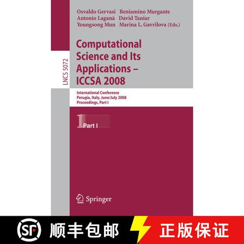 【3-4周达】Computational Science and Its Applications - ICCSA 2008: International Conference, Perugia... [9783540698388]