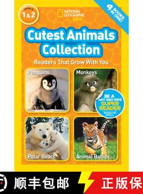 预订 Cutest Animals Collection (National Geographic Kids Readers, Levels 1 & 2): Readers That Grow wi... [9781426315220]