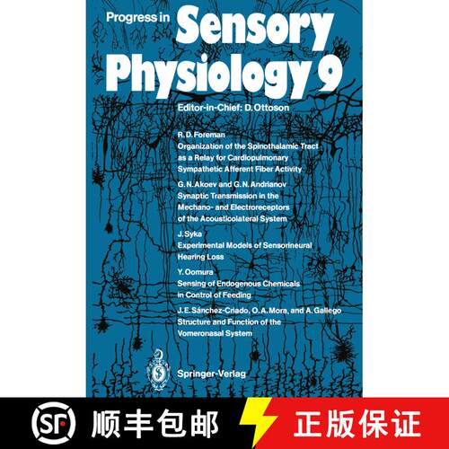 【3-4周达】Progress in Sensory Physiology 9 [9783642740602]
