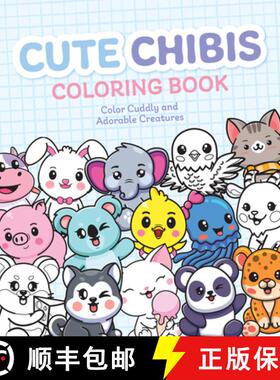 【3-4周达】Cute Chibis Coloring Book [9780785841913]