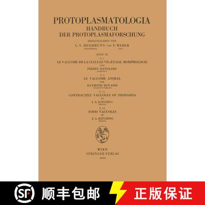 【3-4周达】Le Vacuome de la Cellule Végétale: Morphologie. Le Vacuome Animal. Contractile Vacuoles ... [9783211804230]