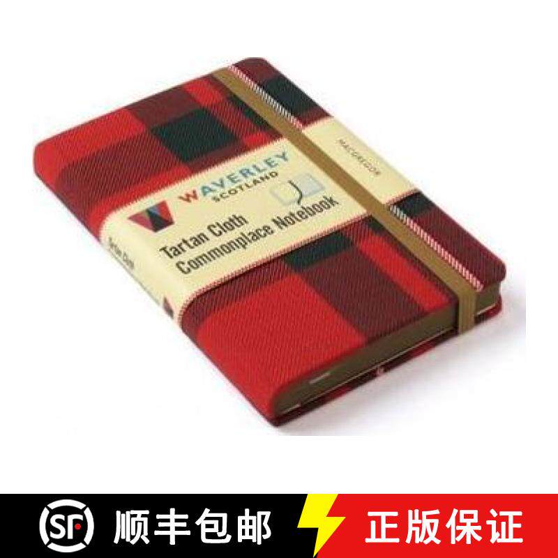 【3-4周达】MacGregor Waverley Genuine Tartan Cloth Commonplace Notebook [9781849344203]
