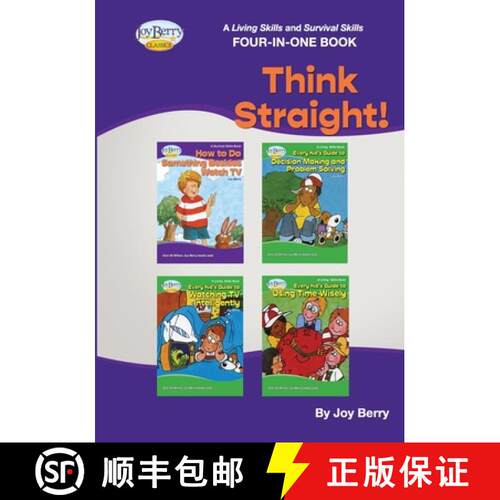 【3-4周达】A Living Skills and Survival Skills Four-in-One Book - Think Straight!! [9781636176543]
