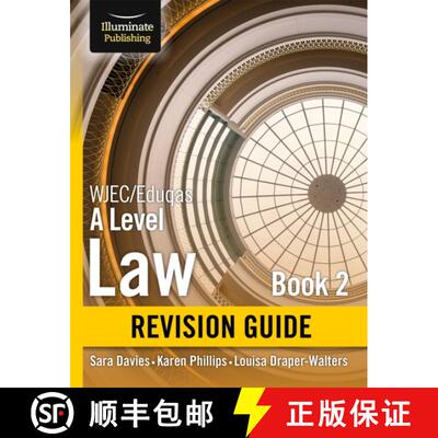 【3-4周达】WJEC/Eduqas Law for A level Book 2 Revision Guide [9781912820115]