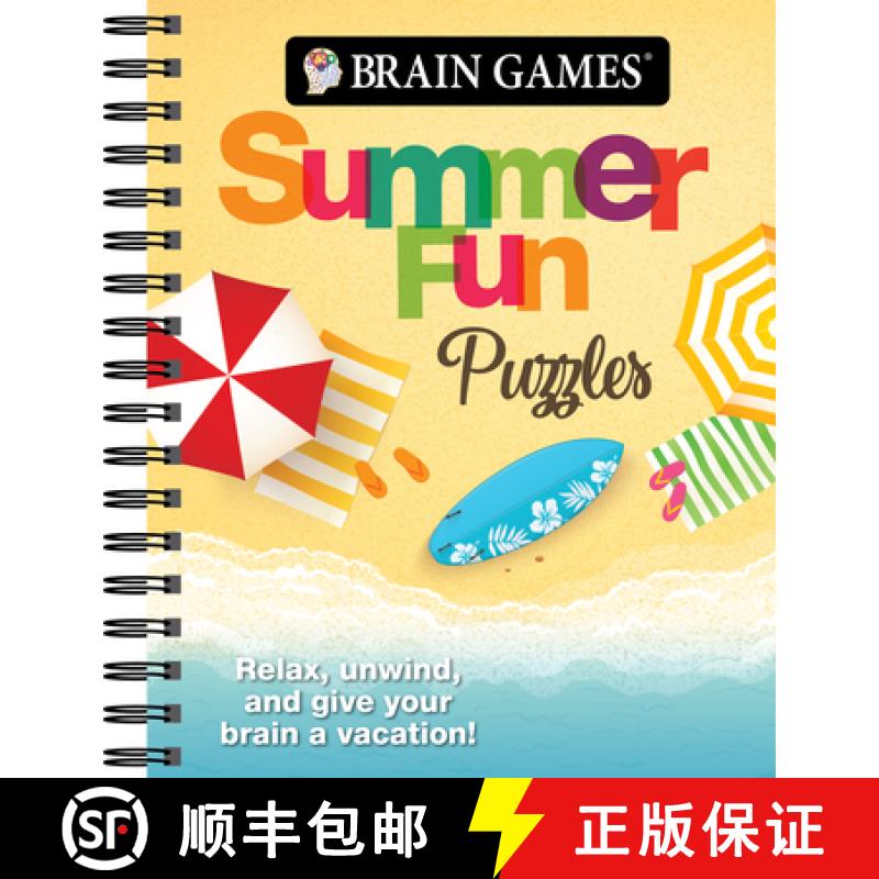 【3-4周达】Brain Games - Summer Fun Puzzles: Relax, Unwind, and Give Your Brain a Vacation [9781640307339]