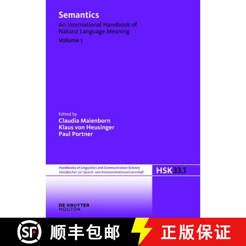 【3-4周达】Semantics. Volume 1 [9783110184709]