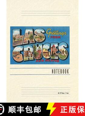 预订 Vintage Lined Notebook Greetings from Las Cruces, New Mexico [9798385437054]