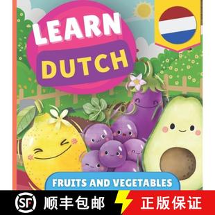 Picture with Learn book vegetables Fruits pr... Dutch for 9782384570638 kids and English dutch 预订 bilingual