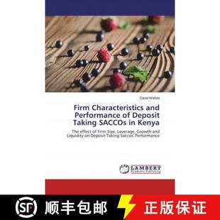 Taking Firm 预订 SACCOs 9786200217578 and Kenya Characteristics Performance Deposit