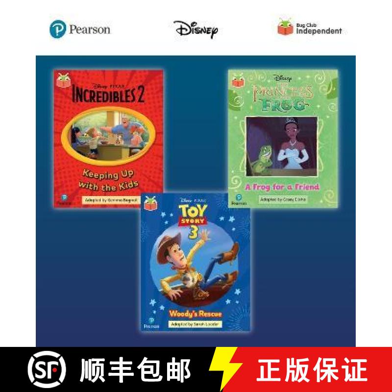 【2-3周达】Pearson Bug Club Disney Year 1 Pack C, including decodable phonics readers for phase 5; Th... [9781292452166]
