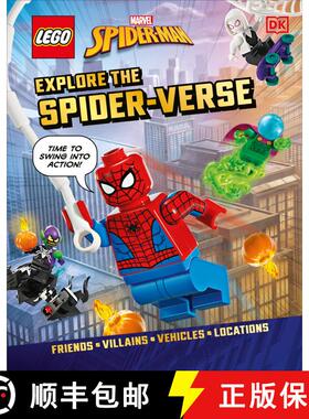 【3-4周达】LEGO Marvel Spider-Man Explore the Spider-Verse (Library Edition): Without Minifigure [9780593966969]