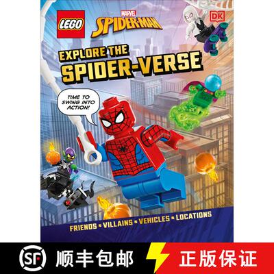 【3-4周达】LEGO Marvel Spider-Man Explore the Spider-Verse (Library Edition): Without Minifigure [9780593966969]