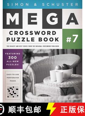 【3-4周达】Simon & Schuster Mega Crossword Puzzle Book #7: Volume 7 [9781439158074]