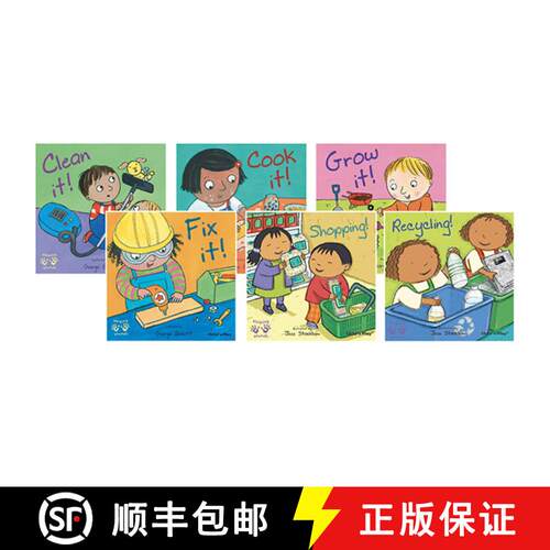 【3-4周达】精装 Helping Hands Board Book Set of 6 [9781786285300]