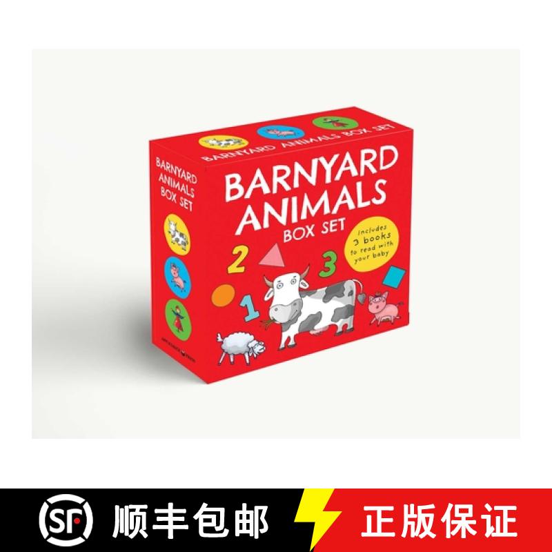 【3-4周达】The Barnyard Animals Box Set: My First Board Book Library [9781646433254]