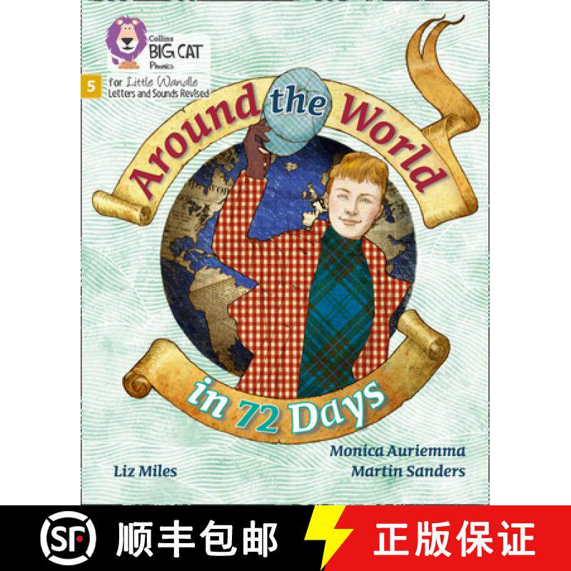 【3-4周达】Big Cat Phonics for Little Wandle Letters and Sounds Revised - Around the World in 72 Days... [9780008504731]图片