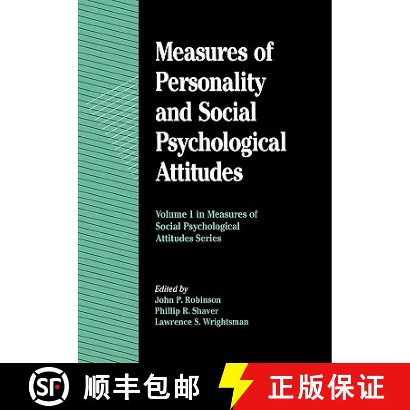 【2-3周达】Measures of Personality and Social Psychological Attitudes: Volume 1: Measures of Social P... [9780125902441]