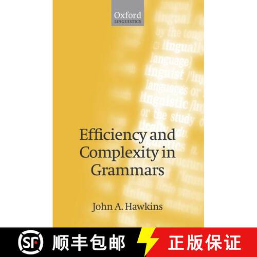 【3-4周达】精装 Efficiency and Complexity in Grammars [9780199252688]