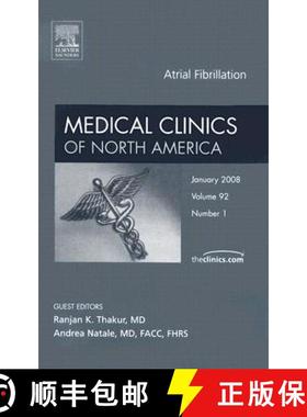 【3-4周达】Atrial Fibrillation, an Issue of Medical Clinics: Volume 92-1 [9781416058601]