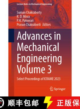 【3-4周达】Advances in Mechanical Engineering Volume 3: Select Proceedings of ICRAME 2023 [9789819666317]