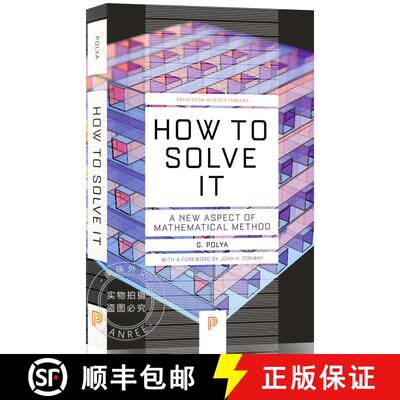 现货 如何解决: 数学思维新方法 How to Solve It: A New Aspect of Mathematical Method [9780691164076]