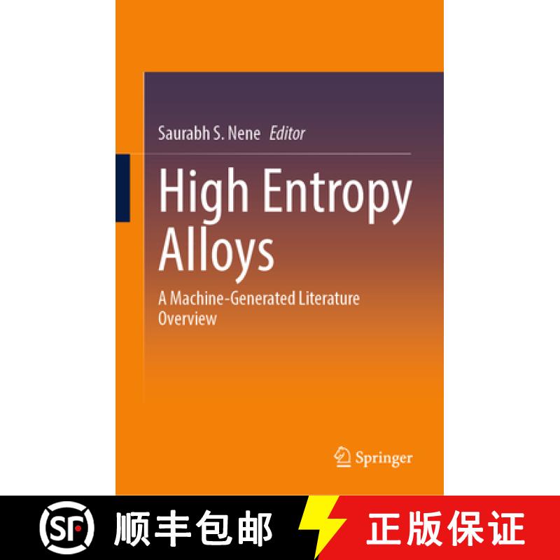 【3-4周达】High Entropy Alloys : A Machine-Generated Literature Overview [9789819971725]