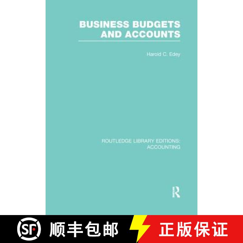 【3-4周达】Business Budgets and Accounts (RLE Accounting) [9781138965218]