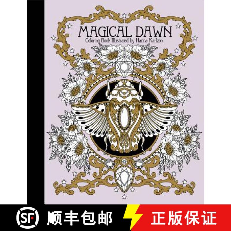 【3-4周达】Magical Dawn Coloring Book: Published in Sweden as Magisk Gryning [9781423646594]