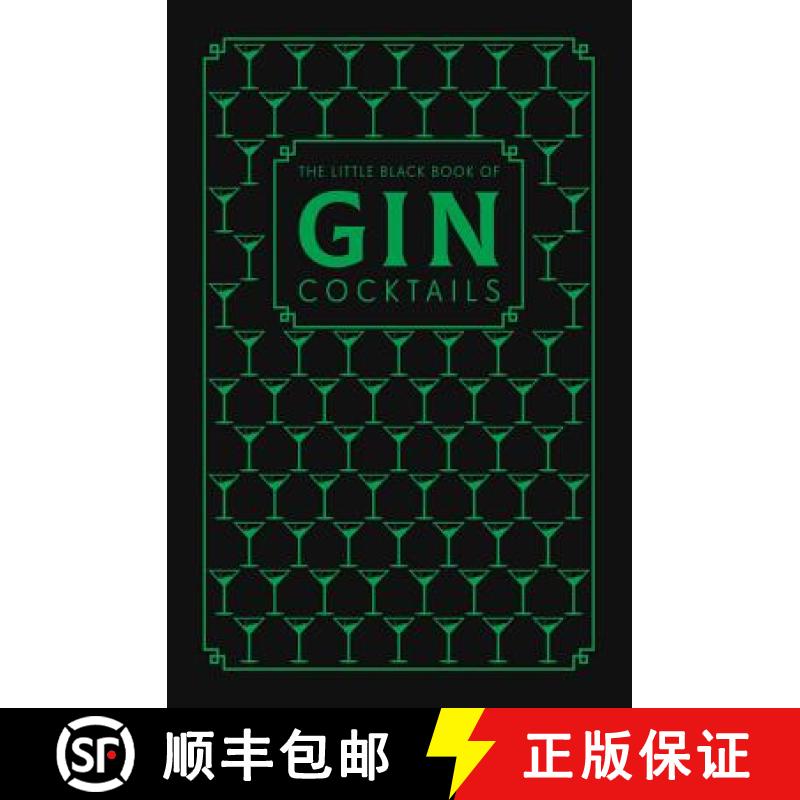【3-4周达】Little Black Book of Gin Cocktails: A Pocket-Sized Collection of Gin Drinks for a Night In... [9780753733684]