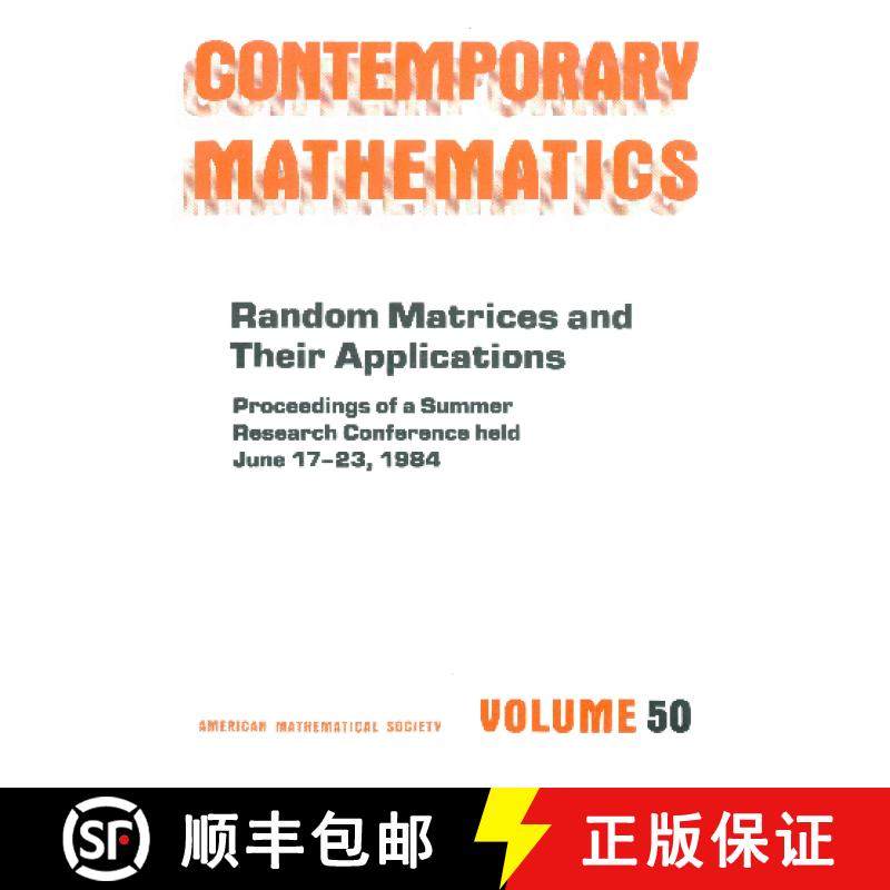 【3-4周达】Random Matrices and Their Applications [9780821850442]