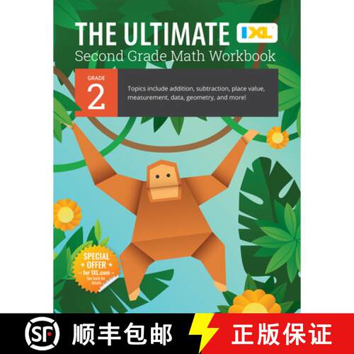 【3-4周达】IXL | The Ultimate Grade 2 Math Workbook | Multi-Digit Addition, Subtraction, Place Value,... [9781947569492]
