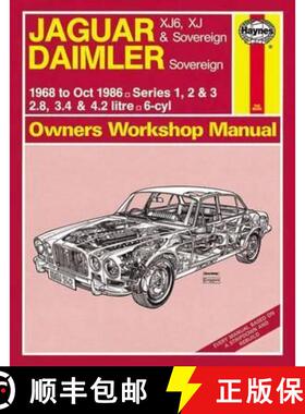 【3-4周达】Jaguar XJ6, XJ & Sovereign; Daimler Sovereign (68 - Oct 86) Haynes Repair Manual [9780857339638]