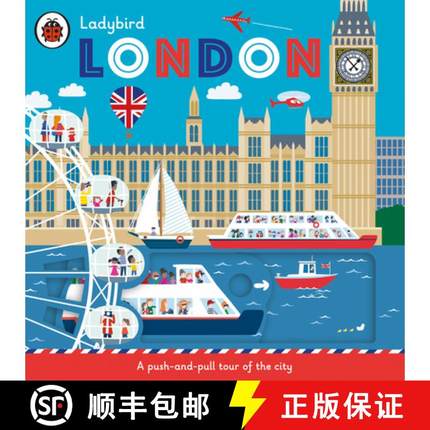 【3-4周达】Ladybird London : A push-and-pull tour of the city [9780241423172]