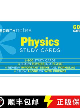 【3-4周达】Physics Sparknotes Study Cards: Volume 16 [9781411470064]