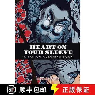 【3-4周达】Heart on Your Sleeve: A Tattoo Coloring Book [9781683212591]
