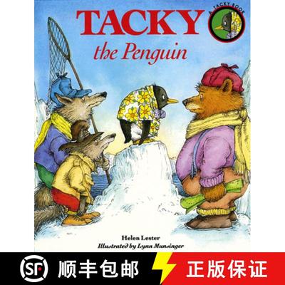 【3-4周达】Tacky the Penguin Board Book [9780547133447]