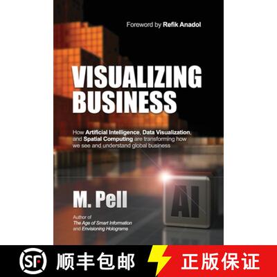 【3-4周达】精装 Visualizing Business: How Artificial Intelligence, Data Visualization, and Spatial Co... [9781733687072]