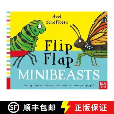 【3-4周达】Axel Scheffler's Flip Flap Minibeasts [9781788006637]