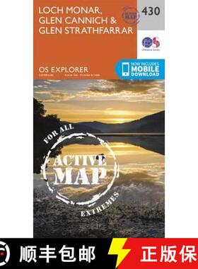 【3-4周达】Loch Monar, Glen Cannich and Glen Strathfarrar [9780319472828]