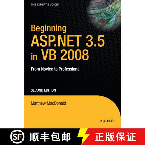 【3-4周达】Beginning ASP.NET 3.5 in VB 2008: From Novice to Professional (2nd ed.) (Second Edition) [9781590598924]