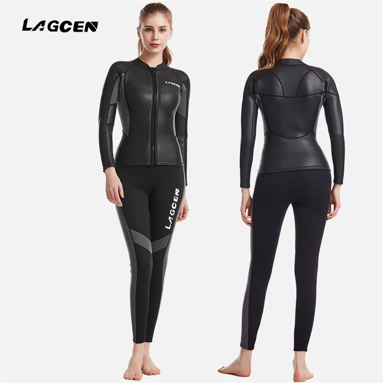 COCAS连体潜水服女士游泳衣情侣款加厚防寒保暖秋冬深潜水母衣