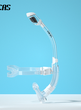 全干式潜水呼吸管前置游泳训练呼吸器浮潜三宝水下自由潜浮潜装备