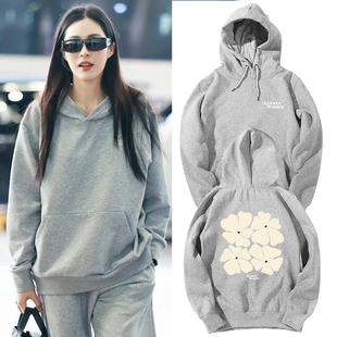 Wonder上衣服 宽松加绒卫衣女Always 我们 秘密Lingorm邝玲玲同款