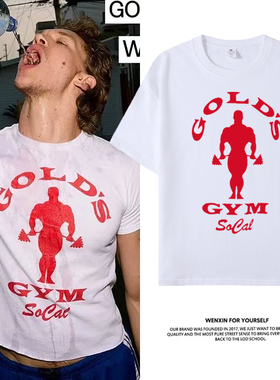 connor健身gym巅峰对决同款短袖T恤夏季纯棉heatedrivalry上衣服