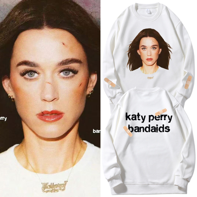 无注册商标KATYPERRY圆领卫衣